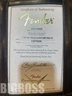 TELECASTER RELIC CHOCOLATE