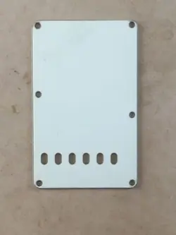 VINTAGE LEFTY FENDER GUITAR RELIC BACK PLATE TREMOLO COVER STRAT 3PLY MINT GREEN