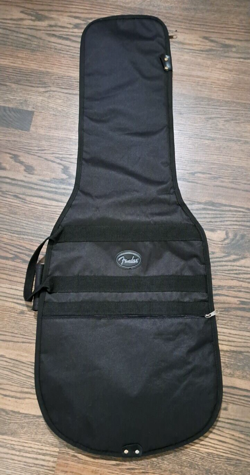 FENDER SOFT GUITAR CASE GIG BAG DOUBLE STRAPS BLACK