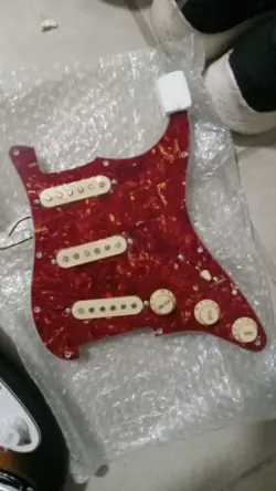 HOT TEXAS BLUES LOADED PICKGUARD  FENDER STRAT BROWN TORTOISE 11 HOLE