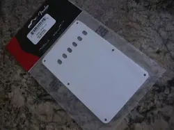 FENDER VINTAGE STYLE STRATOCASTER BACKPLATE COVER WHITE 1-PLY 099-1320-000 NEW!