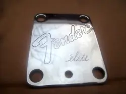 1983 FENDER STRATOCASTER USA ELITE NECK PLATE