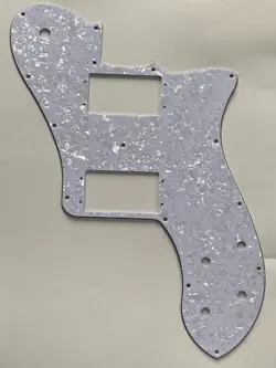 FOR FIT FENDER US 72 TELECASTER DELUXE RE-ISSUE GUITAR PICKGUARD WHITE PEARL