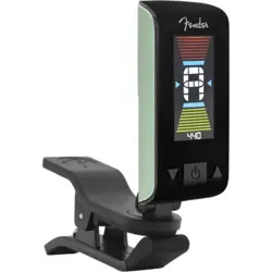 FENDER ORIGINAL CLIP-ON CHROMATIC INSTRUMENT TUNER, SURF GREEN