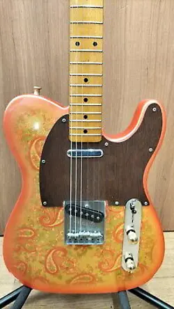 FENDER JAPAN TL-69-70 PINK PAISLEY USED 1985 BASSWOOD BODY MAPLE NECK W/HARDCASE