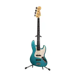 FENDER FSR COLLECTION HYBRID II JAZZ BASS GUITAR, RW FB, TEAL GREEN METALLIC
