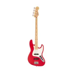 FENDER JAPAN HYBRID II JAZZ BASS PJ GUITAR, MAPLE FB, MODENA RED