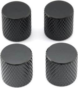 METRIC METAL FLAT TOP KNURLED DOME KNOBS FOR FENDER TELECASTER ELECTR