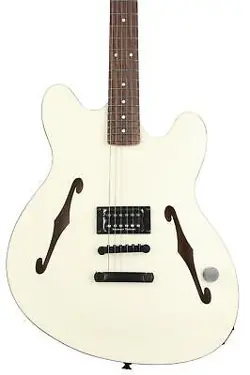 FENDER TOM DELONGE STARCASTER SEMI-HOLLOWBODY ELECTRIC GUITAR - SATIN OLYMPIC