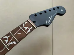 22 FRET STRAT ELECTRIC GUITAR NECK MAPLE ROSEWOOD FOR DIY FENDER NECK TREE INLAY