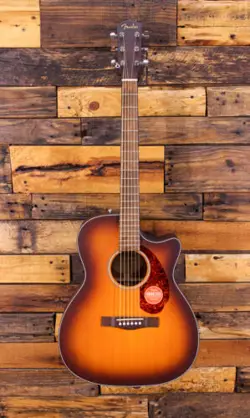 FENDER CC-60SCE CONCERT LIMITED-EDITION ACOUSTIC-ELECTRIC GUITAR AGED COGNAC