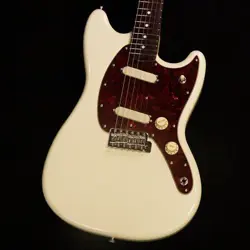 FENDER MADE IN JAPAN CHAR MUSTANG ROSEWOOD OLYMPIC WHITE S N:JD23033453