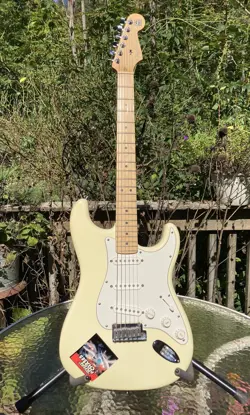 RARE 2001 FENDER AMERICAN STANDARD STRATOCASTER “WORLD’S SCARIEST POLICE CHASES”