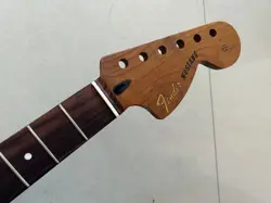 24 INCH 22 FRET MUSTANG ELECTRIC GUITAR NECK ROASTED MAPLE ROSEWOOD FENDER STYLE