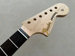MATTE 24 INCH 22 FRETS JAGUAR ELECTRIC GUITAR NECK MAPLE ROSEWOOD FENDER STYLE