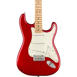 FENDER PLAYER STRATOCASTER ELECTRIC GUITAR, MAPLE FRETBOARD, CANDY APPLE RED
