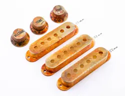 AGP ™ RELIC STRATOCASTER ® AGED PICKUPS COVERS *52/52/52MM POLE SPACING AND