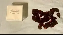 VINTAGE FENDER  GUITAR PICKS LOT WITH BOX