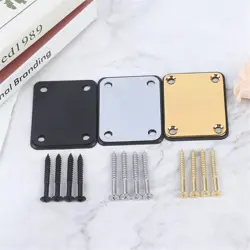 ELECTRIC GUITAR NECK PLATE WITH SCREW FOR FENDER STRATOCASTER TELECASTER F