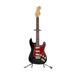 FENDER FSR COLLECTION HYBRID II STRATOCASTER ELECTRIC GUITAR, RW FB, TRANS BLACK
