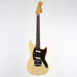 FENDER JAPAN MG69 YELLOW WHITE USED ELECTRIC GUITAR