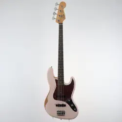 FENDER ARTIST SERIES FLEA JAZZ BASS FADED SHELL PINK USED ELECTRIC BASS