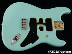 FENDER LTD. TOM DELONGE STRATOCASTER STRAT BODY & HARDWARE, DAPHNE BLUE
