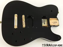 FENDER SQUIER PARANORMAL TROUBLEMAKER TELE DELUXE BODY   HARDWARE BLACK.