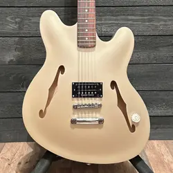 FENDER TOM DELONGE STARCASTER SEMI HOLLOW-BODY ELECTRIC GUITAR GOLD