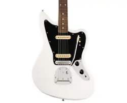 FENDER PLAYER II JAGUAR - POLAR WHITE W/ROSEWOOD FB