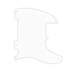 NEW - PICKGUARD FOR FENDER ESQUIRE - 1-PLY WHITE