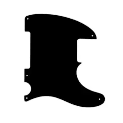 NEW - PICKGUARD FOR FENDER ESQUIRE - 1-PLY BLACK