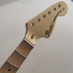 22 FRET  FULL SCALLOPED STRAT GUITAR NECK MAPLE FRETBOARD FOR DIY FENDER GLOSS