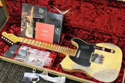 FENDER CUSTOM SHOP 1952 TELECASTER SUPER HEAVY RELIC AGED NOCASTER BLONDE #GG9JV