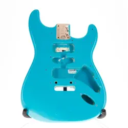 FENDER AMERICAN PRO II STRATOCASTER BODY ALDER MIAMI BLUE GREEN FINISH