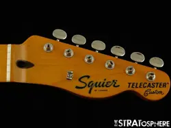 FENDER SQUIER CLASSIC VIBE 70S CUSTOM TELECASTER NECK   TUNERS TELE MAPLE.