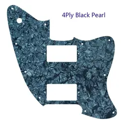 FOR US FENDER TORONADO DOWNLOAD GUITAR PICKGUARD WITH PAF HUMBUCKER, BLACK PEARL