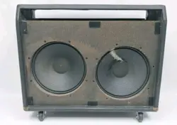 VINTAGE FENDER PRO REVERB 212 CABINET W/ 2X12 SPEAKERS NO AMP  CHASSIS