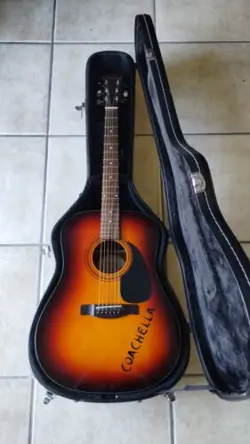 FENDER CD-60 ACOUSTIC GUITAR SUNBURST
