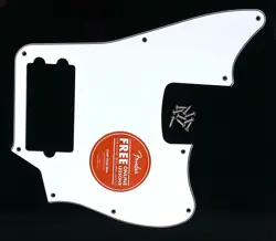 GENUINE FENDER SQUIER AFFINITY JAG BASS GUITAR 3-PLY WHITE PICKGUARD JAGUAR