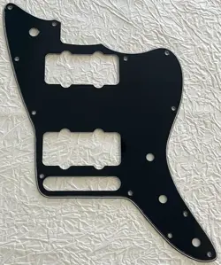 NEW GREAT-FOR US FENDER AMERICAN SPECIAL JAZZMASTER GUITAR PICKGUARD 3 PLY BLACK