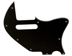 PICKGUARD FOR FENDER TELE MERLE HAGGARD F HOLE THINLINE GUITAR-3-PLY-BLACK