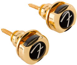 GENUINE FENDER GOLD INFINITY STRAP LOCKS FOR GUITAR/BASS 099-0818-649
