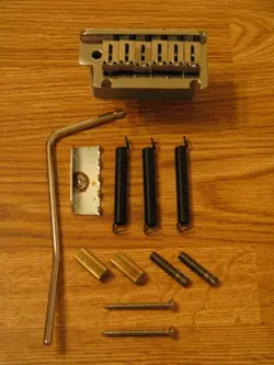 FENDER 2012 USA CHROME AMERICAN DELUXE STRATOCASTER TREMOLO BRIDGE