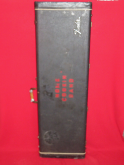 FENDER 1973 BLACK TOLEX PRECISION OR JAZZ BASS HARDSHELL CASE