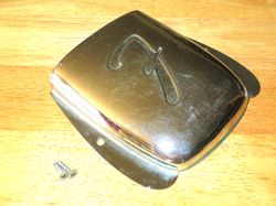 FENDER 1973 CHROME JAZZ BASS BRIDGE COVER