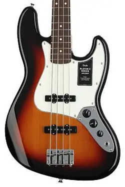 FENDER PLAYER II JAZZ BASS - 3-COLOR SUNBURST WITH ROSEWOOD FINGERBOARD