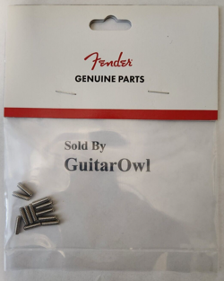 FENDER BASS BRIDGE SADDLE HEIGHT ADJUST SCREWS NICKEL 6-32  7/16