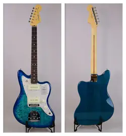 FENDER 2024 COLLECTION MADE IN JAPAN HYBRID II JAZZMASTER QUILT (AQUAMARINE )