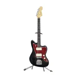 FENDER FSR MIJ HYBRID II JAZZMASTER ELECTRIC GUITAR, RW FB, TRANS BLACK